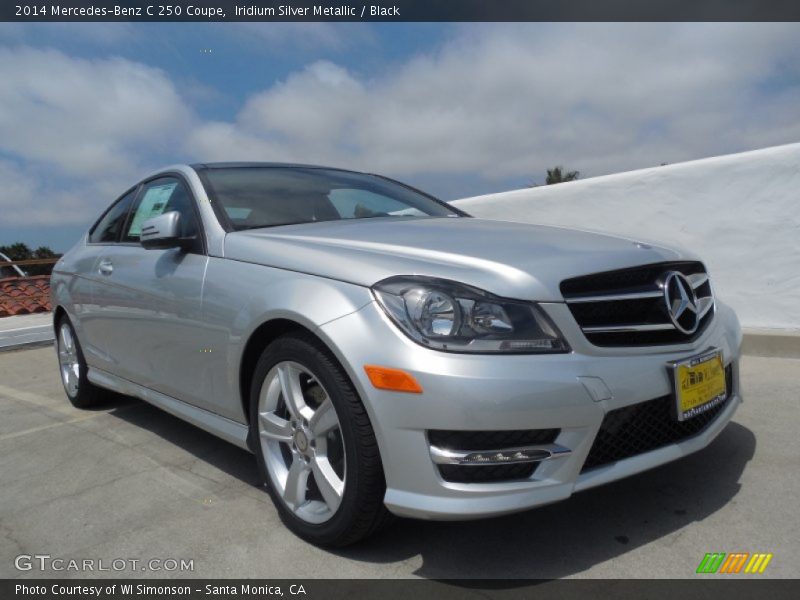 Iridium Silver Metallic / Black 2014 Mercedes-Benz C 250 Coupe