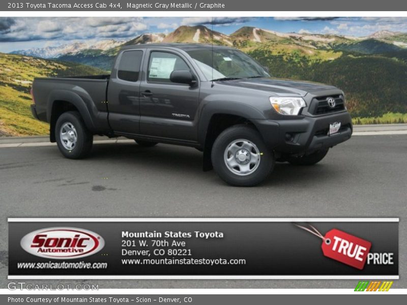 Magnetic Gray Metallic / Graphite 2013 Toyota Tacoma Access Cab 4x4