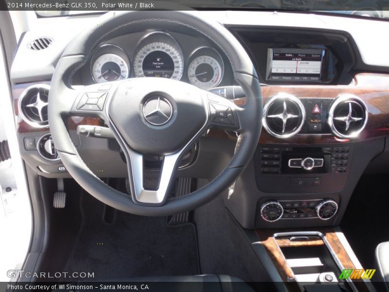 Polar White / Black 2014 Mercedes-Benz GLK 350