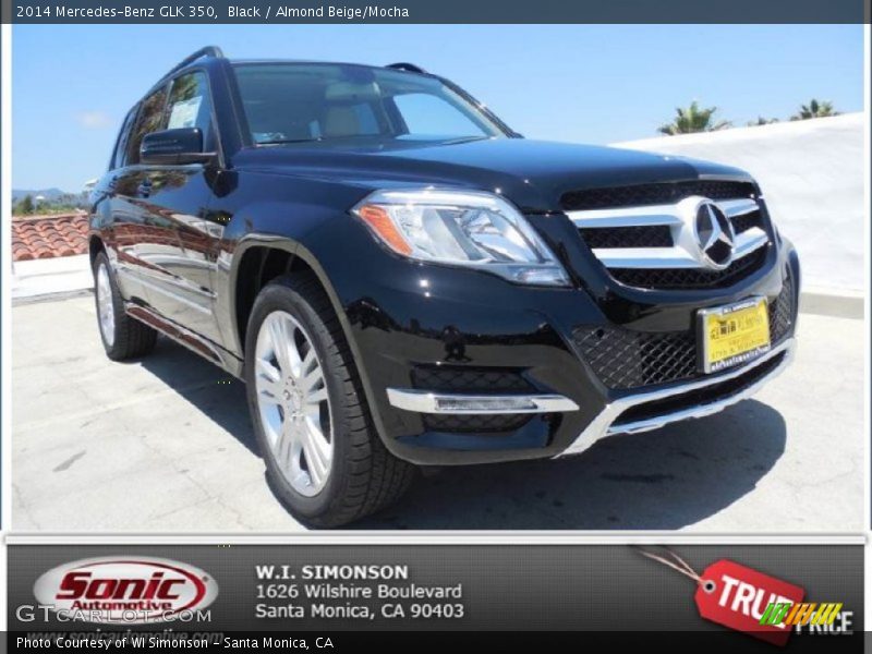 Black / Almond Beige/Mocha 2014 Mercedes-Benz GLK 350