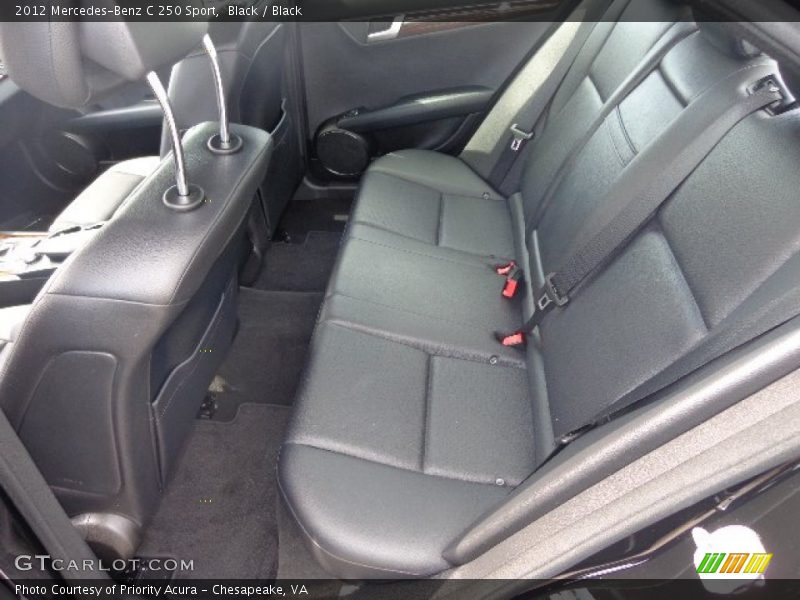 Black / Black 2012 Mercedes-Benz C 250 Sport