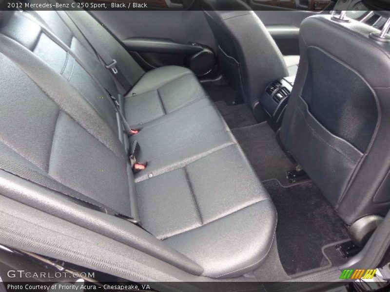 Black / Black 2012 Mercedes-Benz C 250 Sport