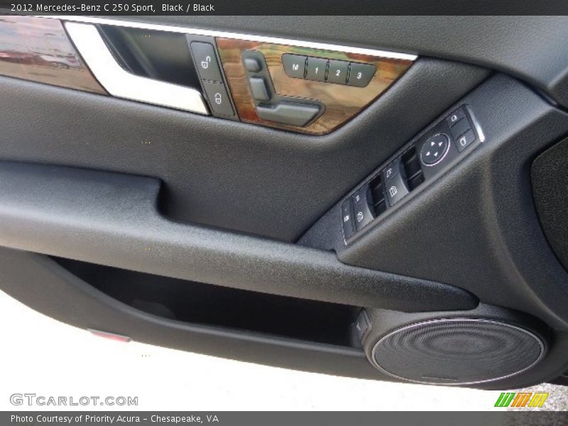 Black / Black 2012 Mercedes-Benz C 250 Sport