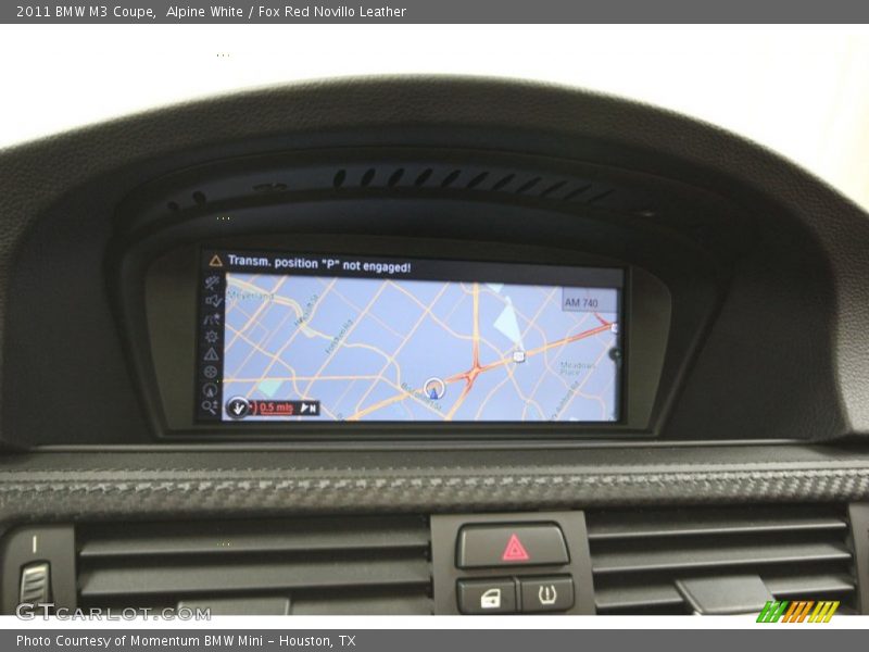 Alpine White / Fox Red Novillo Leather 2011 BMW M3 Coupe