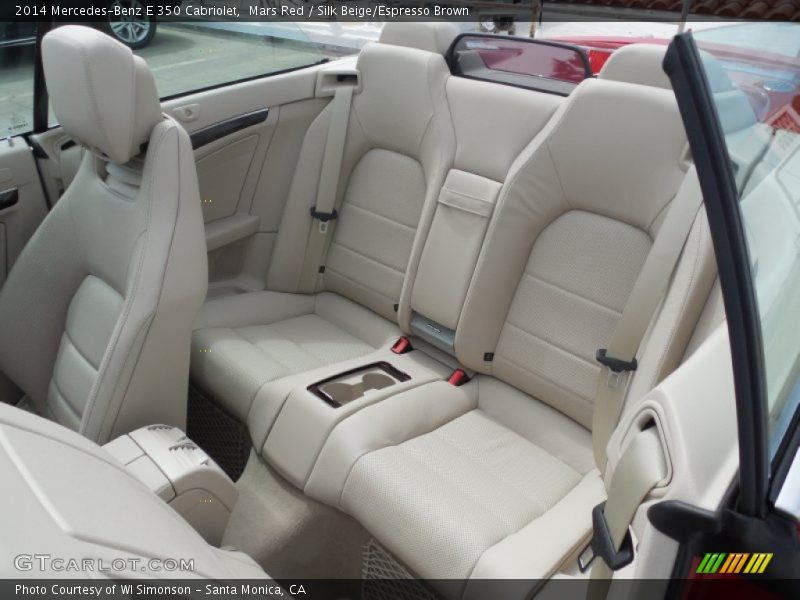 Rear Seat of 2014 E 350 Cabriolet