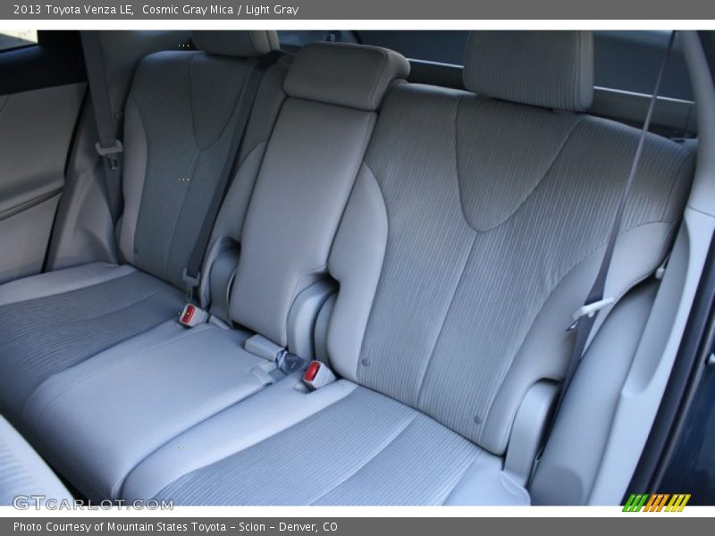 Cosmic Gray Mica / Light Gray 2013 Toyota Venza LE