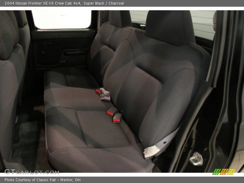 Rear Seat of 2004 Frontier XE V6 Crew Cab 4x4