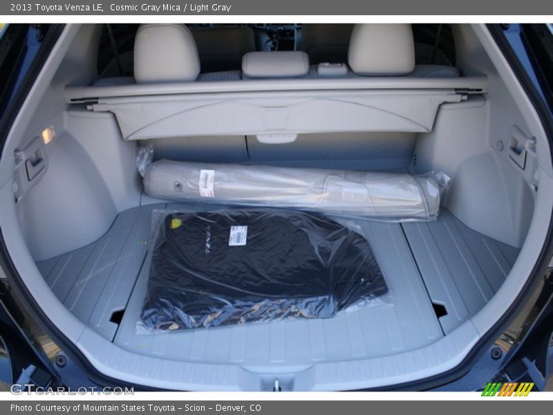 Cosmic Gray Mica / Light Gray 2013 Toyota Venza LE