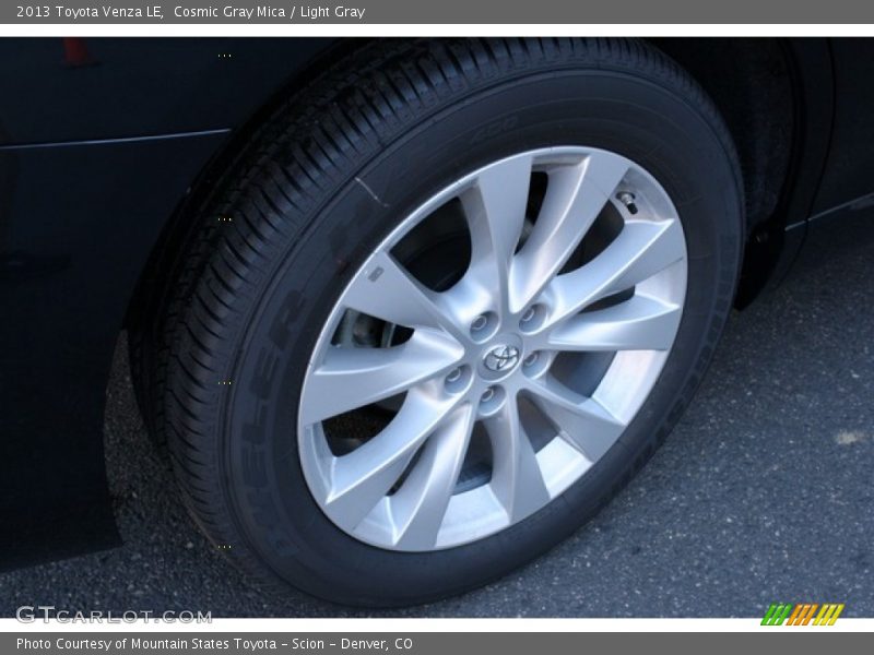 Cosmic Gray Mica / Light Gray 2013 Toyota Venza LE