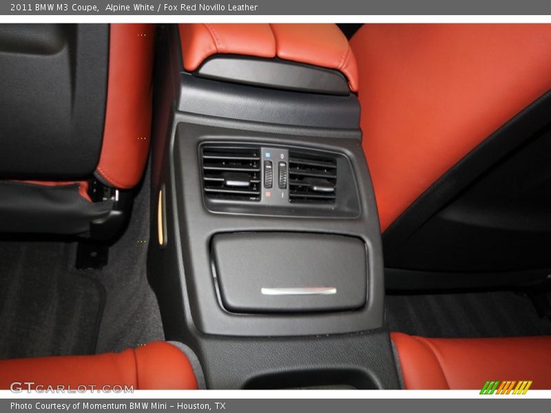 Alpine White / Fox Red Novillo Leather 2011 BMW M3 Coupe
