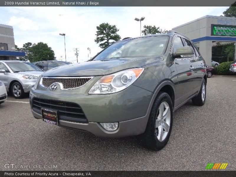Natural Khaki / Beige 2009 Hyundai Veracruz Limited