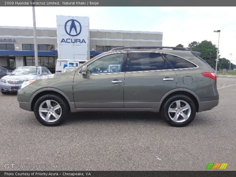 Natural Khaki / Beige 2009 Hyundai Veracruz Limited
