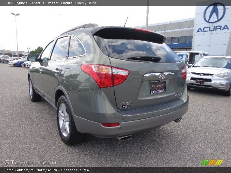 Natural Khaki / Beige 2009 Hyundai Veracruz Limited