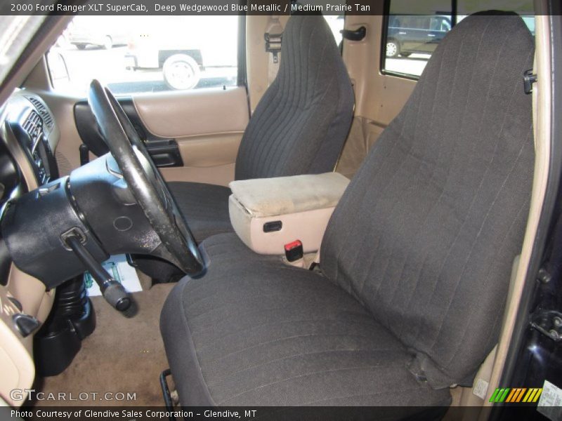 Deep Wedgewood Blue Metallic / Medium Prairie Tan 2000 Ford Ranger XLT SuperCab