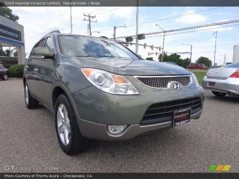 Natural Khaki / Beige 2009 Hyundai Veracruz Limited