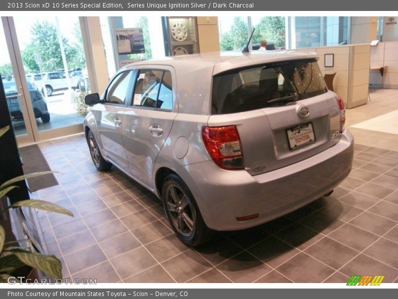 Series Unique Ignition Silver / Dark Charcoal 2013 Scion xD 10 Series Special Edition