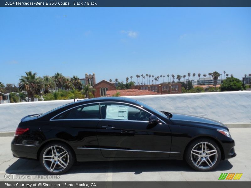 Black / Black 2014 Mercedes-Benz E 350 Coupe