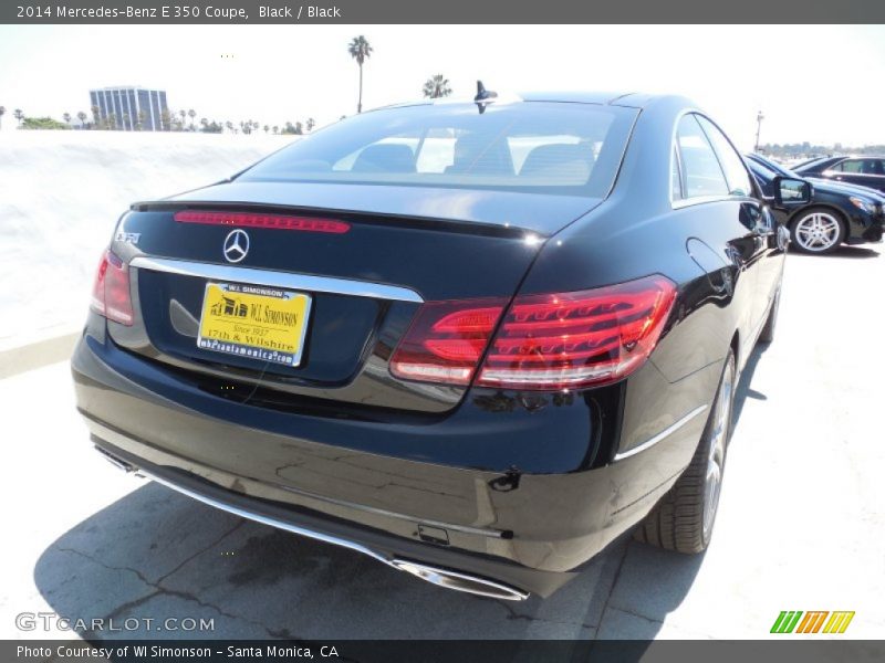Black / Black 2014 Mercedes-Benz E 350 Coupe