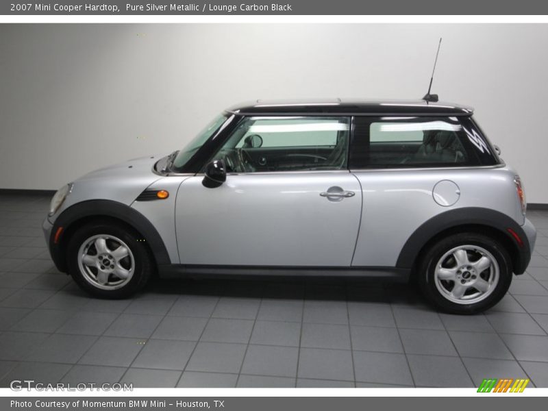 Pure Silver Metallic / Lounge Carbon Black 2007 Mini Cooper Hardtop