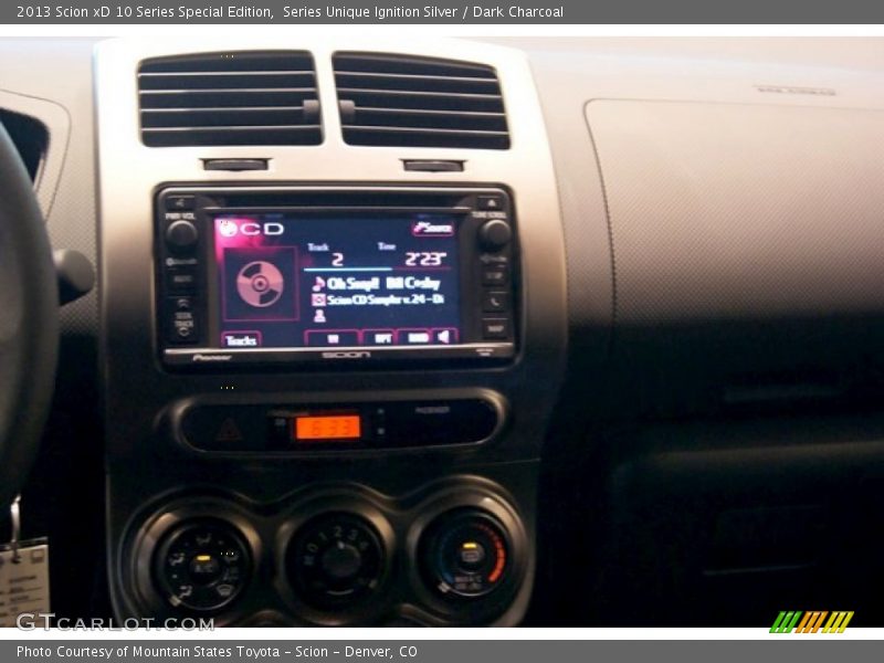 Series Unique Ignition Silver / Dark Charcoal 2013 Scion xD 10 Series Special Edition