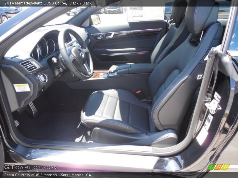 Black / Black 2014 Mercedes-Benz E 350 Coupe