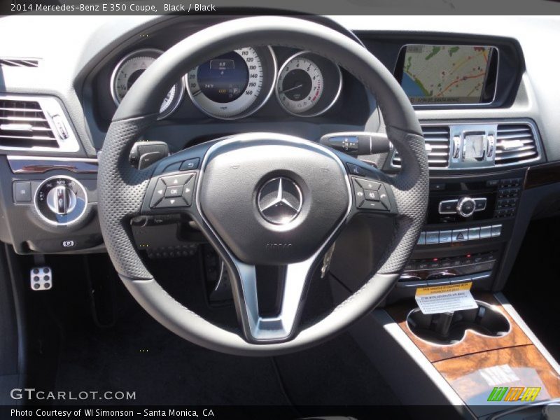 Black / Black 2014 Mercedes-Benz E 350 Coupe