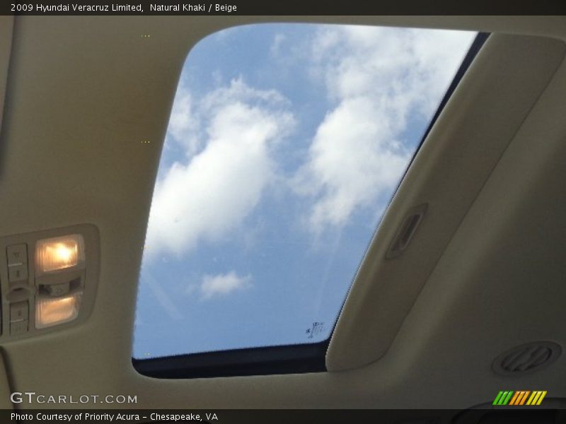 Natural Khaki / Beige 2009 Hyundai Veracruz Limited