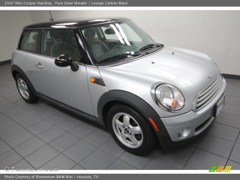 Pure Silver Metallic / Lounge Carbon Black 2007 Mini Cooper Hardtop