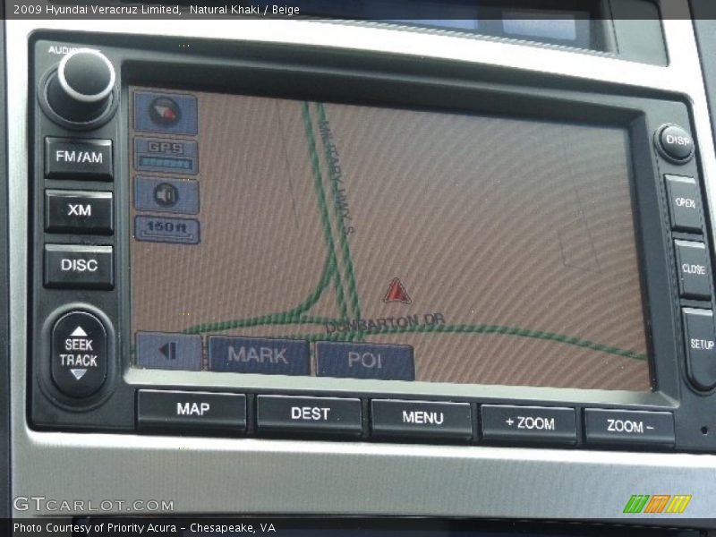 Navigation of 2009 Veracruz Limited