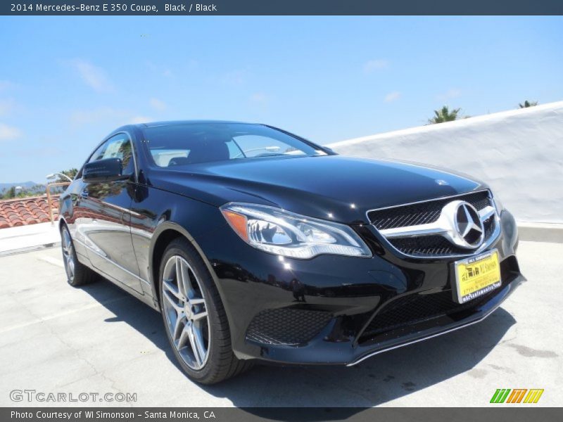 Black / Black 2014 Mercedes-Benz E 350 Coupe