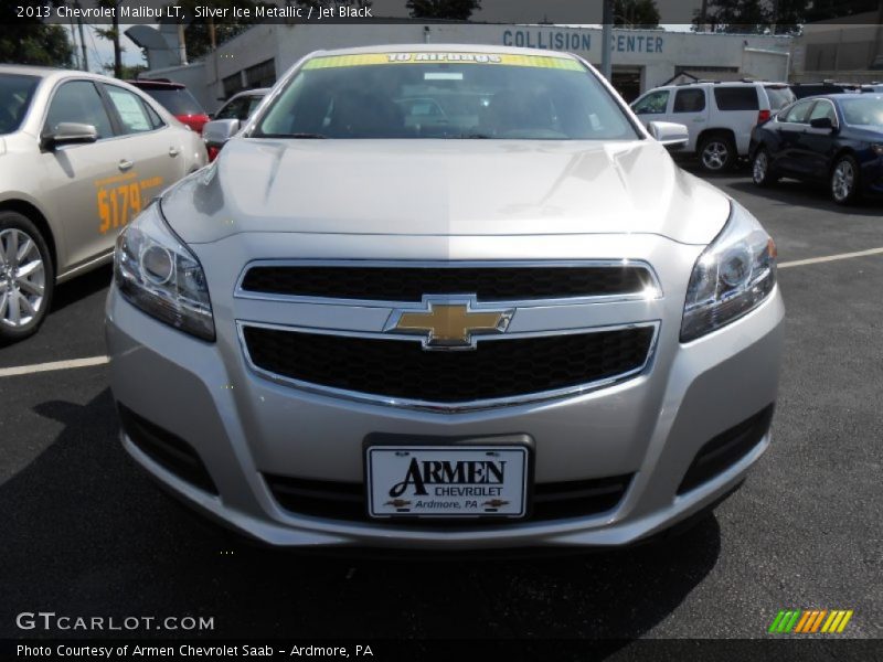 Silver Ice Metallic / Jet Black 2013 Chevrolet Malibu LT