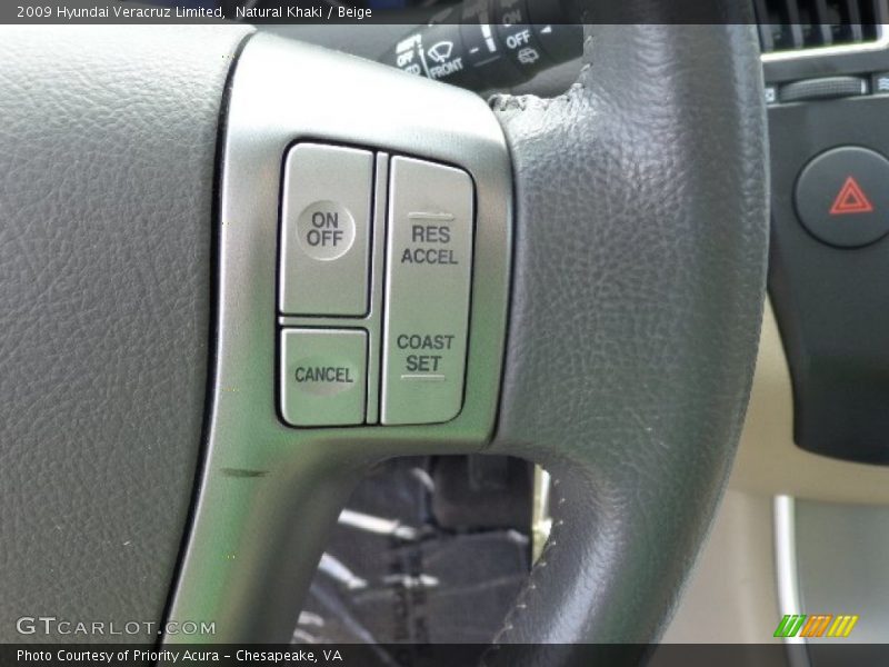 Natural Khaki / Beige 2009 Hyundai Veracruz Limited