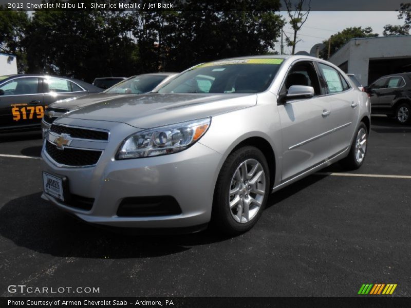 Silver Ice Metallic / Jet Black 2013 Chevrolet Malibu LT