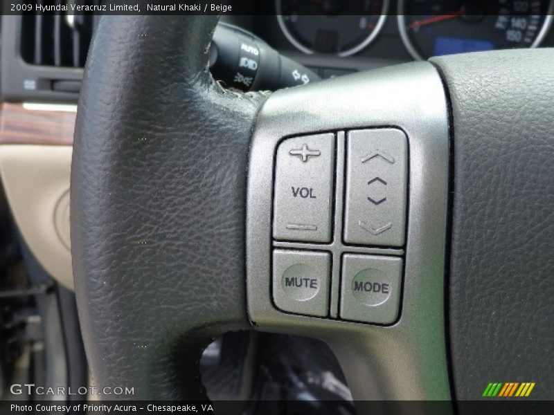 Natural Khaki / Beige 2009 Hyundai Veracruz Limited