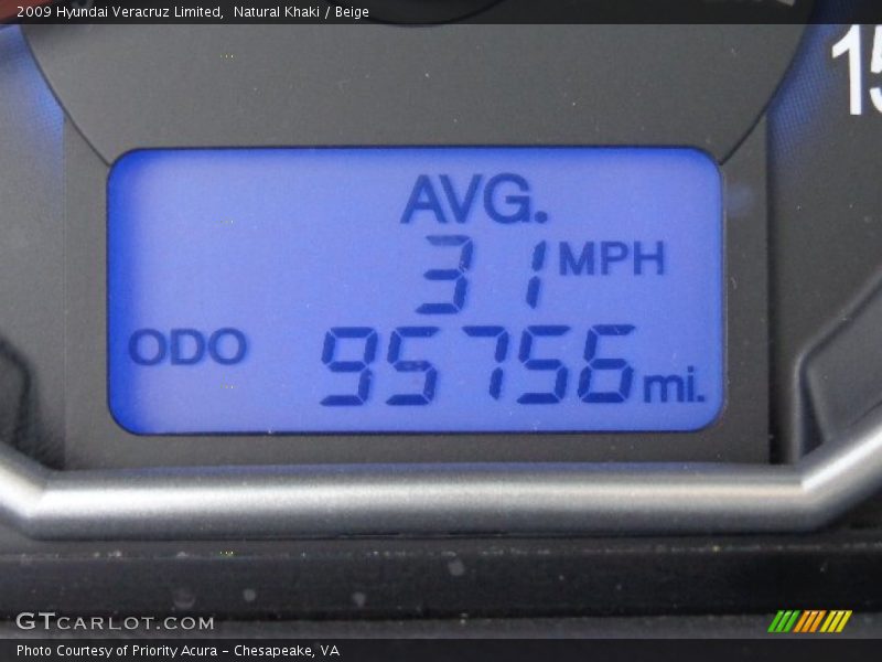 Natural Khaki / Beige 2009 Hyundai Veracruz Limited