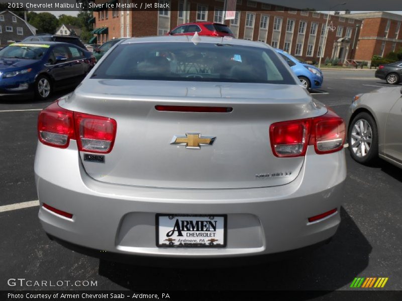 Silver Ice Metallic / Jet Black 2013 Chevrolet Malibu LT