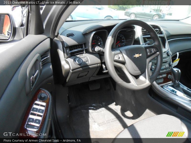 Silver Ice Metallic / Jet Black 2013 Chevrolet Malibu LT