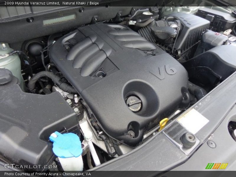  2009 Veracruz Limited Engine - 3.8 Liter DOHC 24-Valve CVVT V6