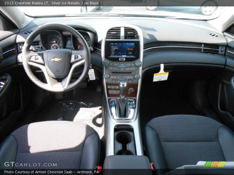 Silver Ice Metallic / Jet Black 2013 Chevrolet Malibu LT