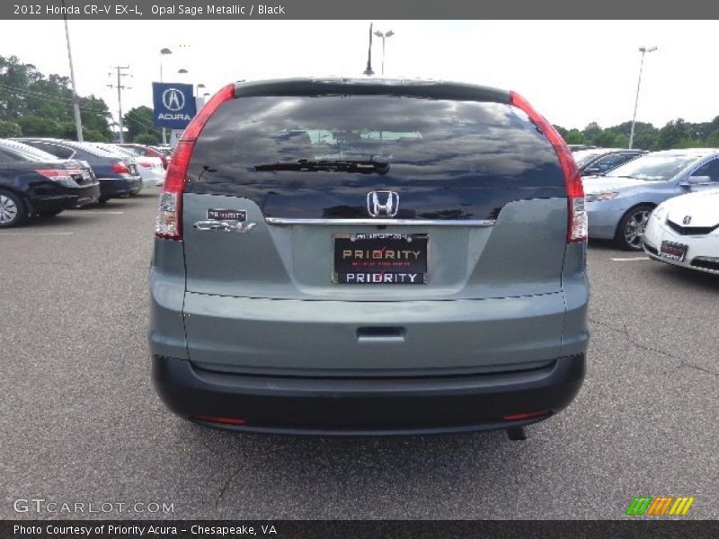Opal Sage Metallic / Black 2012 Honda CR-V EX-L