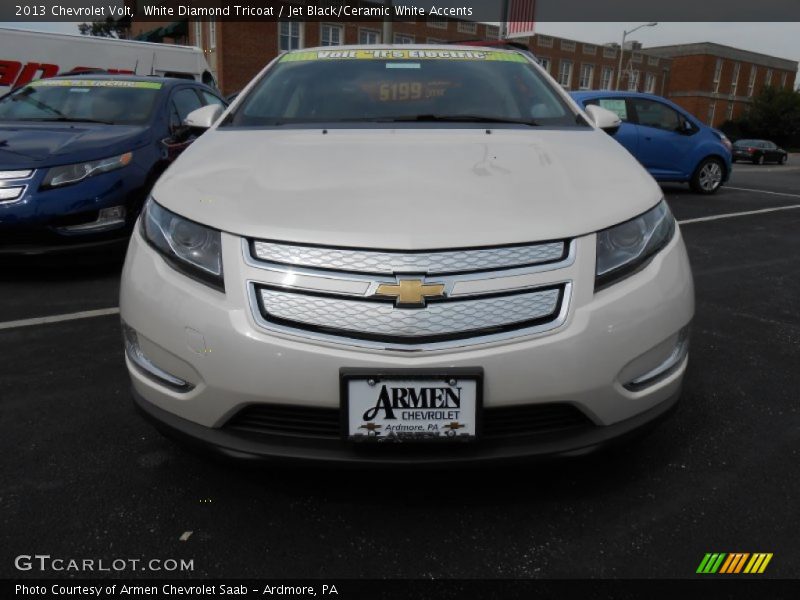 White Diamond Tricoat / Jet Black/Ceramic White Accents 2013 Chevrolet Volt