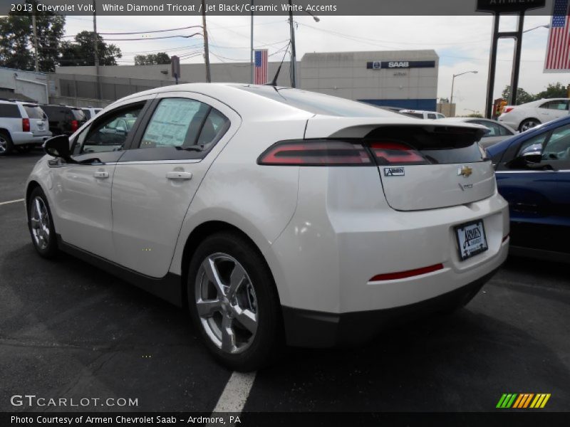 White Diamond Tricoat / Jet Black/Ceramic White Accents 2013 Chevrolet Volt