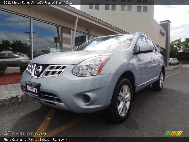 Frosted Steel / Gray 2012 Nissan Rogue SV AWD