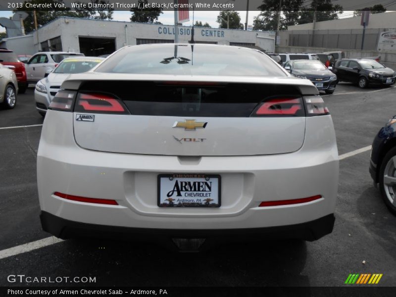 White Diamond Tricoat / Jet Black/Ceramic White Accents 2013 Chevrolet Volt