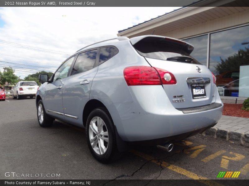 Frosted Steel / Gray 2012 Nissan Rogue SV AWD