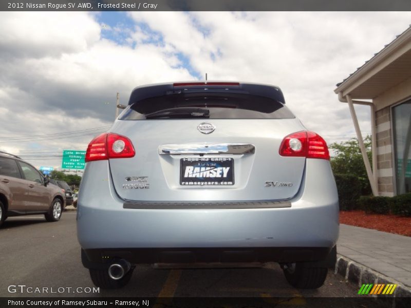 Frosted Steel / Gray 2012 Nissan Rogue SV AWD