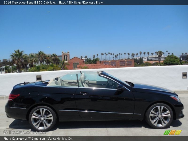 Black / Silk Beige/Espresso Brown 2014 Mercedes-Benz E 350 Cabriolet