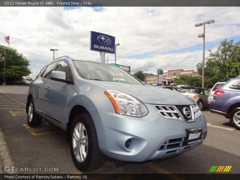 Frosted Steel / Gray 2012 Nissan Rogue SV AWD