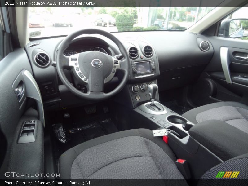 Frosted Steel / Gray 2012 Nissan Rogue SV AWD