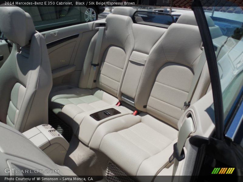 Black / Silk Beige/Espresso Brown 2014 Mercedes-Benz E 350 Cabriolet